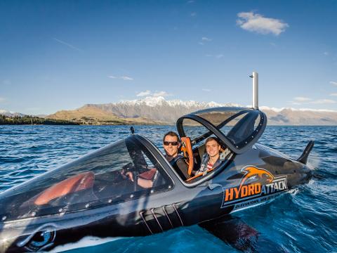 Hydro Attack Shark Ride  Activity in Queenstown, New Zealand