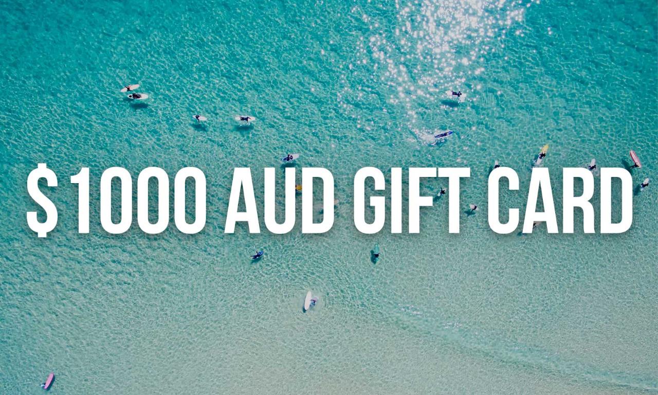 Gift Card - $1000 AUD 