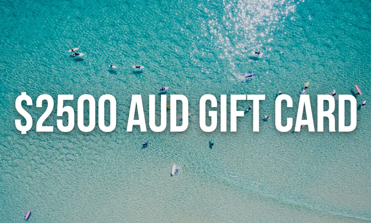 Gift Card - $2500 AUD 