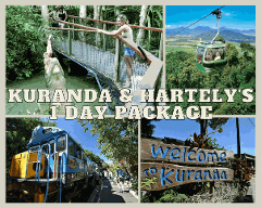 Kuranda, Scenic Rail,Skyrail, Hartley's Crocodile Day tour