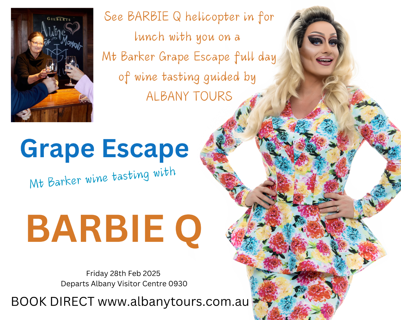 Barbie Q on Grape Escape - Albany Pride Festival