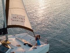 Sunset Proposal Yacht Charter for 2 guests with Champagne & cheese (mid-week)