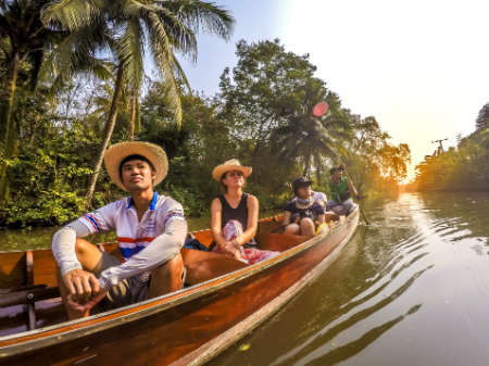 Floating Markets Boat & Bike