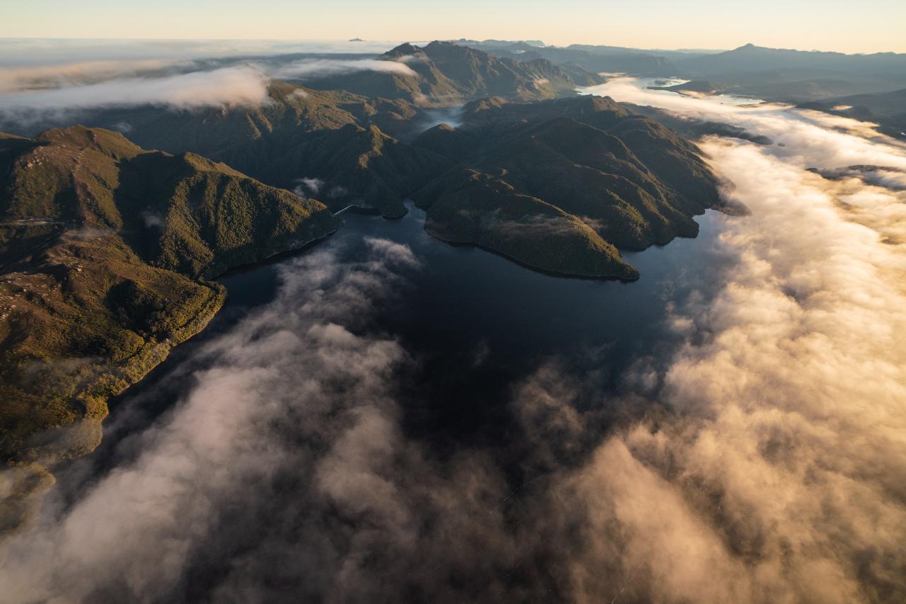 Cradle Mountain and Lake St. Clair Scenic Flight