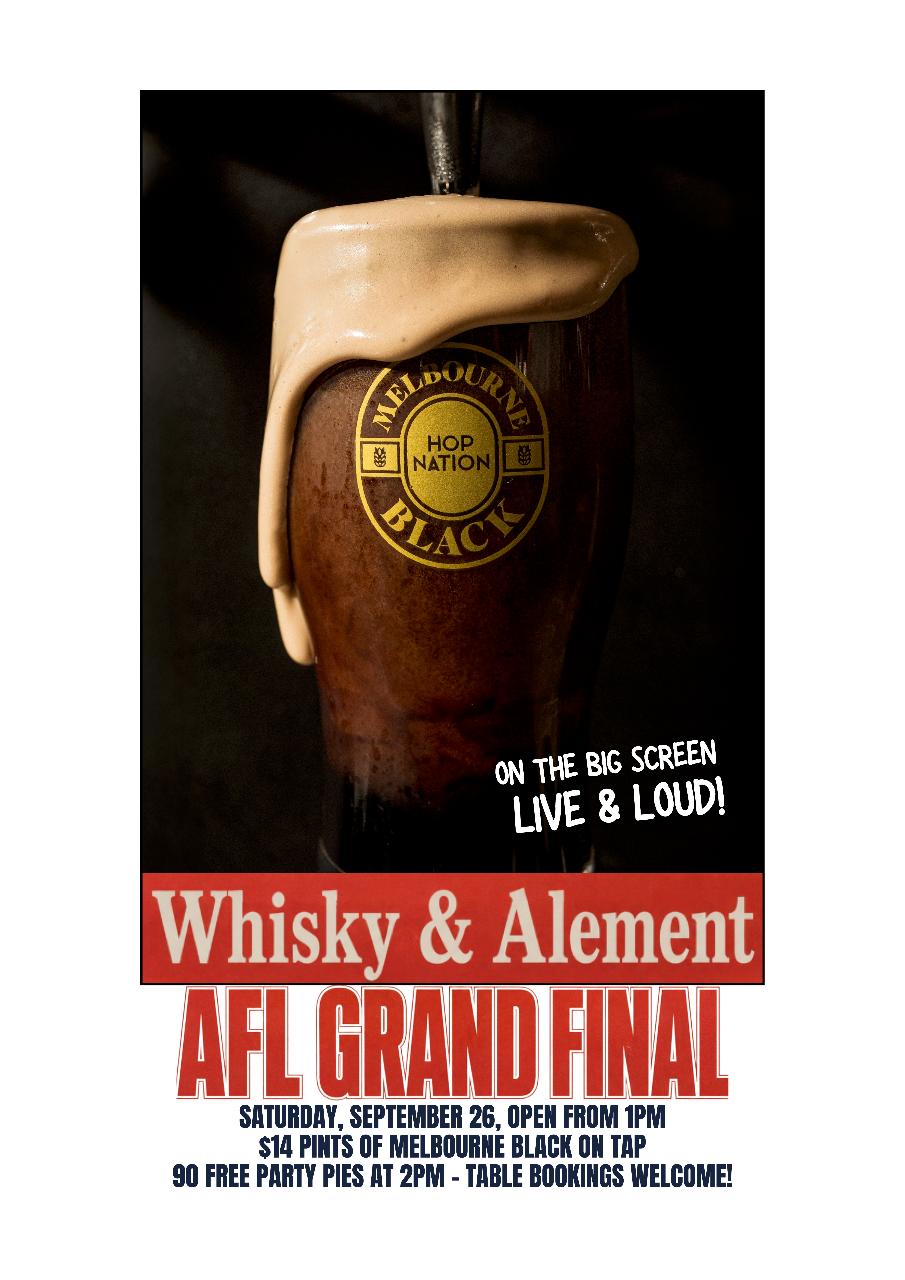 AFL Grand Final table bookings