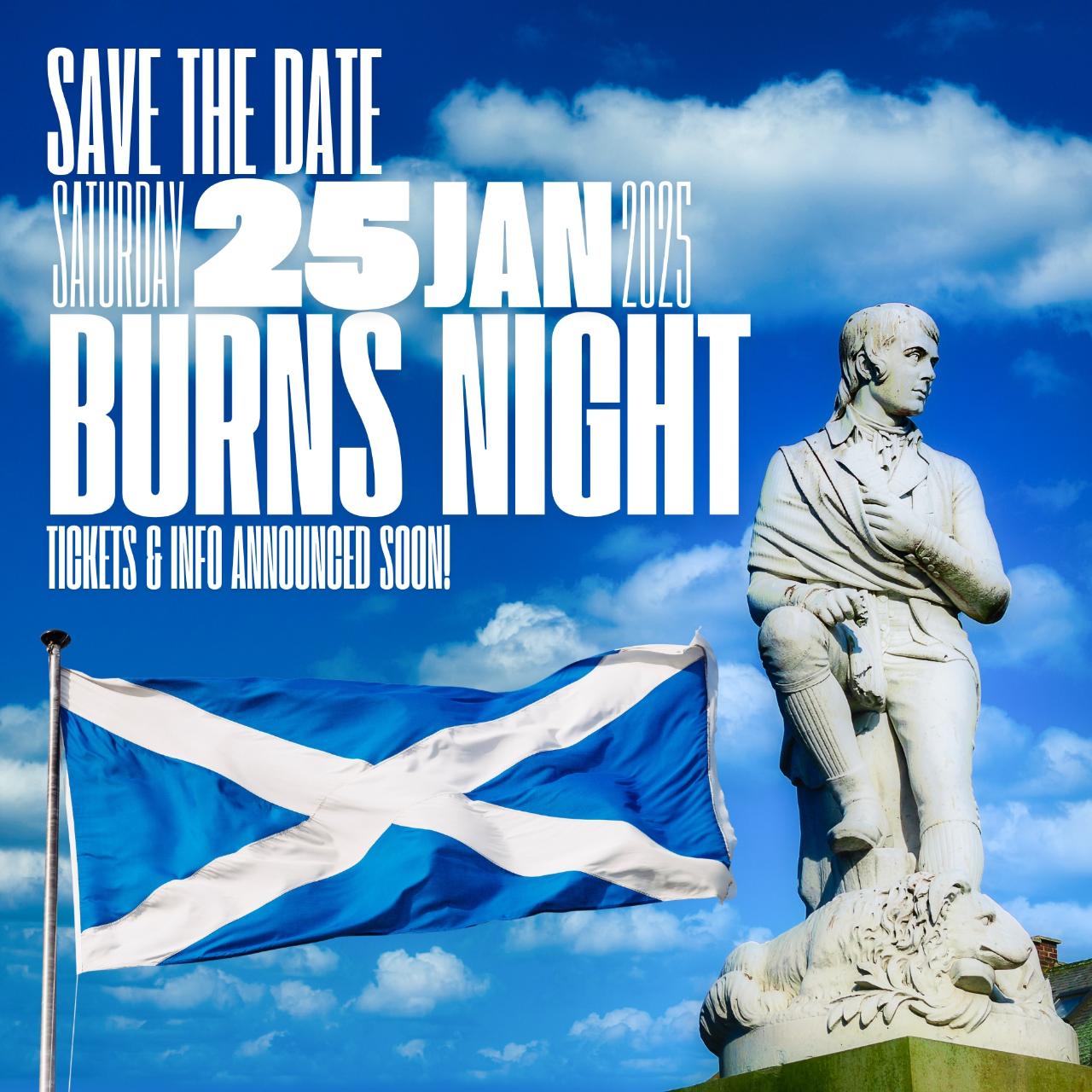 Save the Date: Burns Night 2025