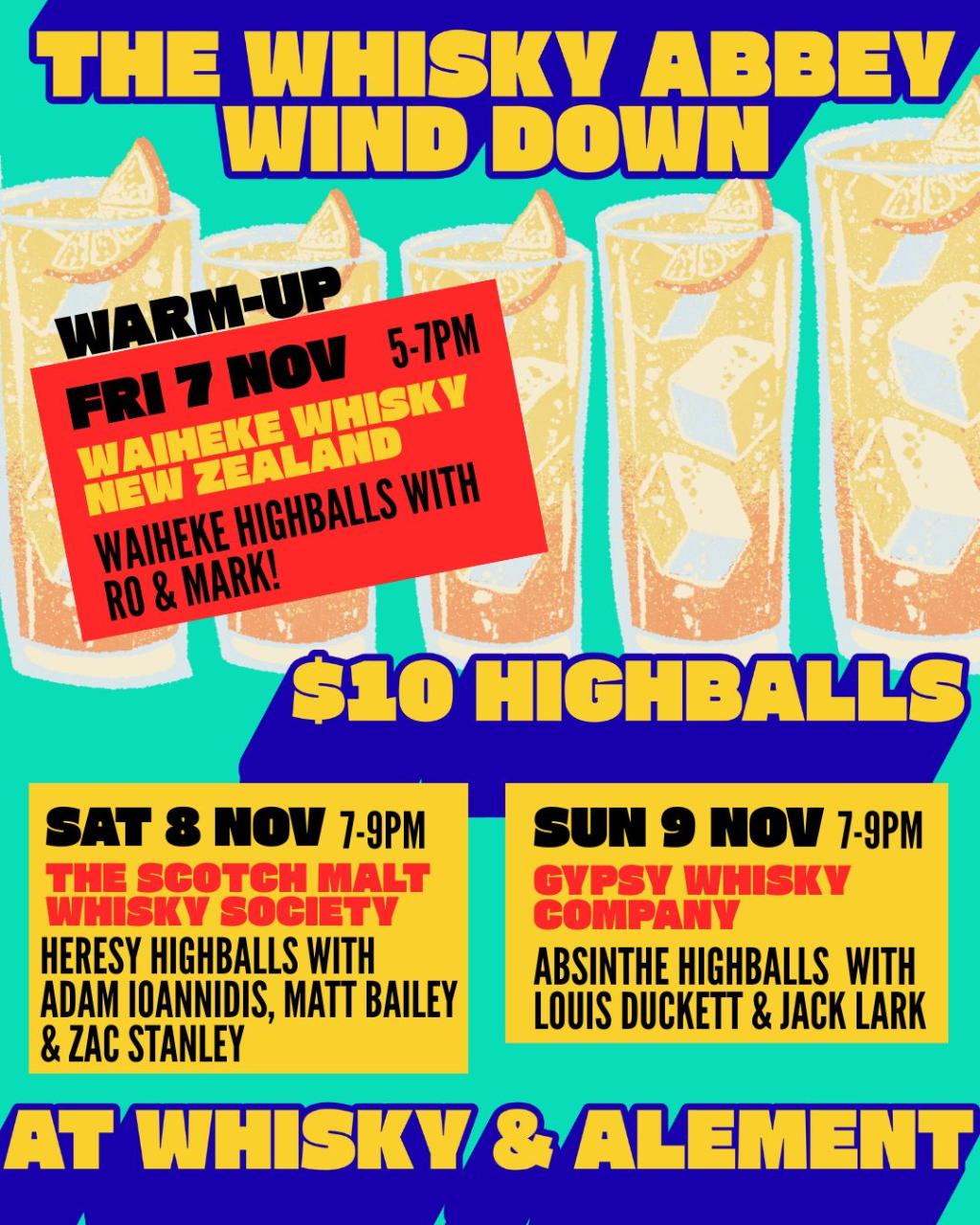 The Whisky Abbey Wind Down