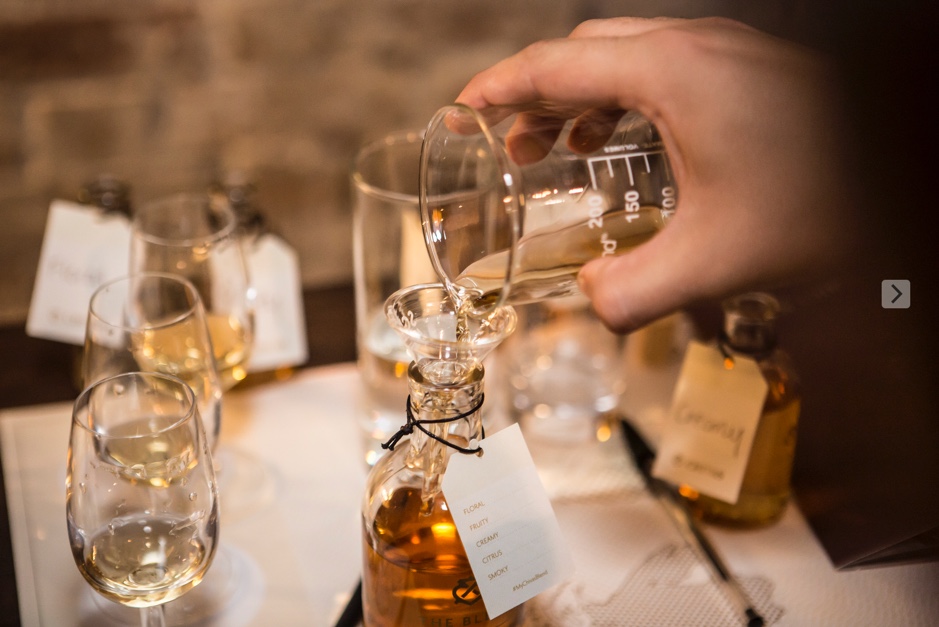 Blend your own whisky with the single malts of Chivas Regal