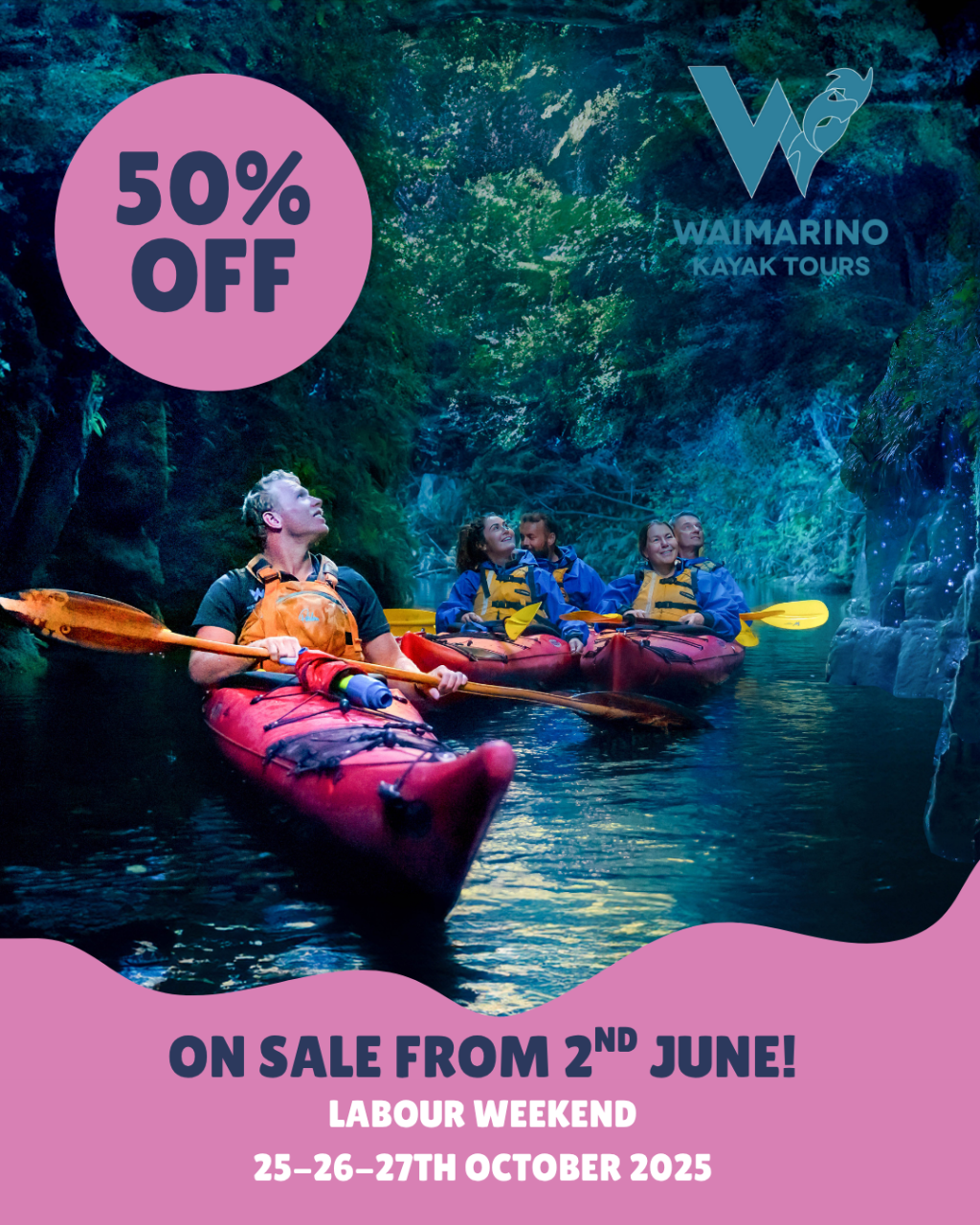 Evening Glowworm Kayak Tour- Tauranga