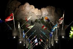 Rapid City by Night W/ Mount Rushmore Lighting Ceremony