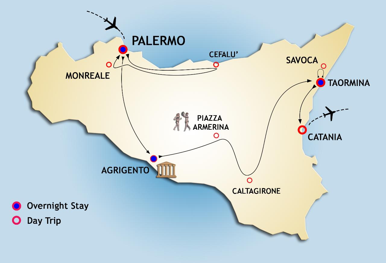 Sicilian Showcase Tour - 8 days