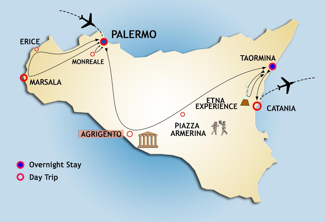Glimpse of Sicily - 7 days