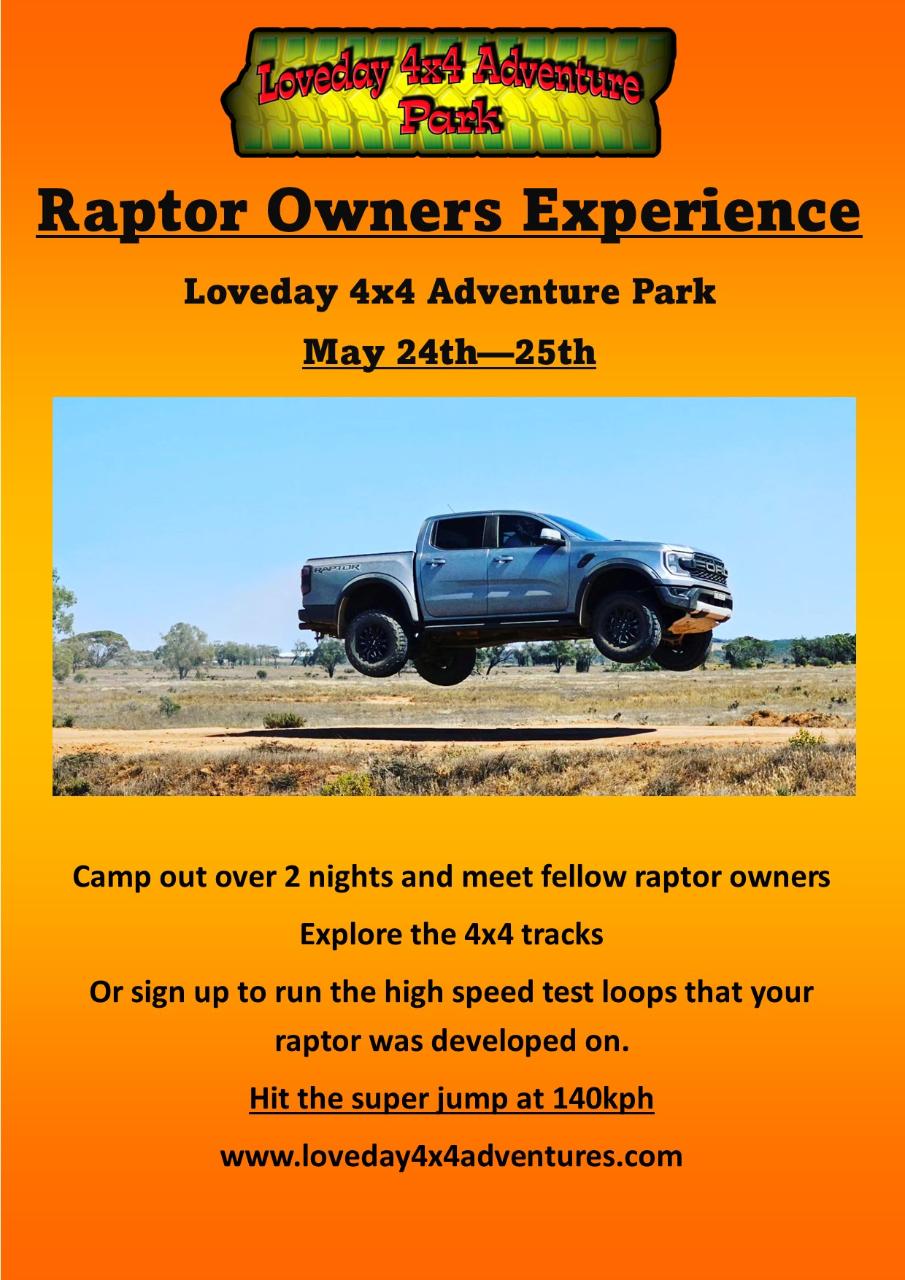 Raptor Owners Experience