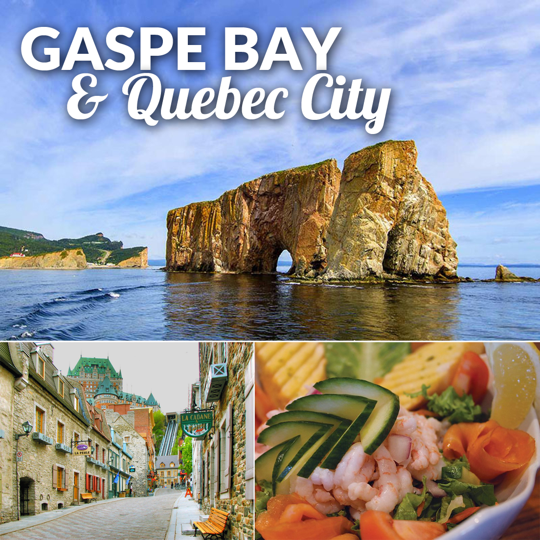 gaspe tours from montreal
