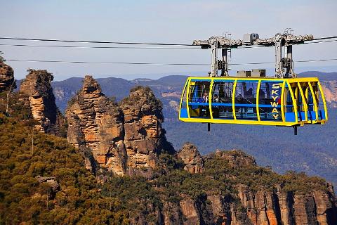 蓝山景观世界缆车通票(空中缆车+观光火车+索道缆车) Blue Mountains Scenic World Tickets