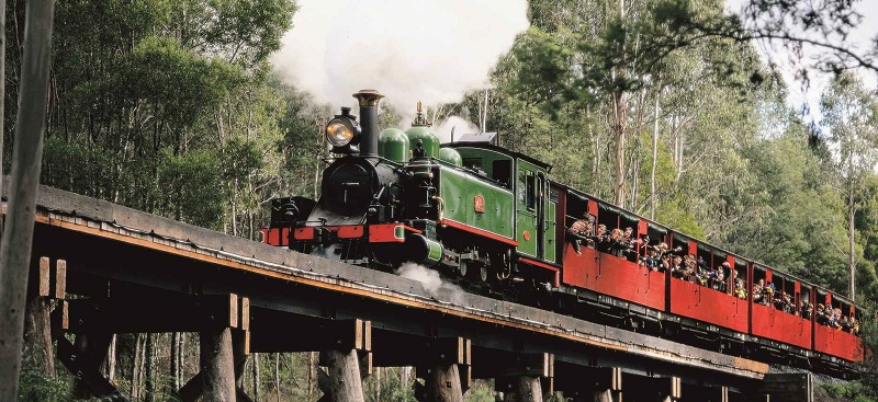 墨尔本普芬比利蒸汽火车小火车车票 Melbourne Puffing Billy Railway Ticket