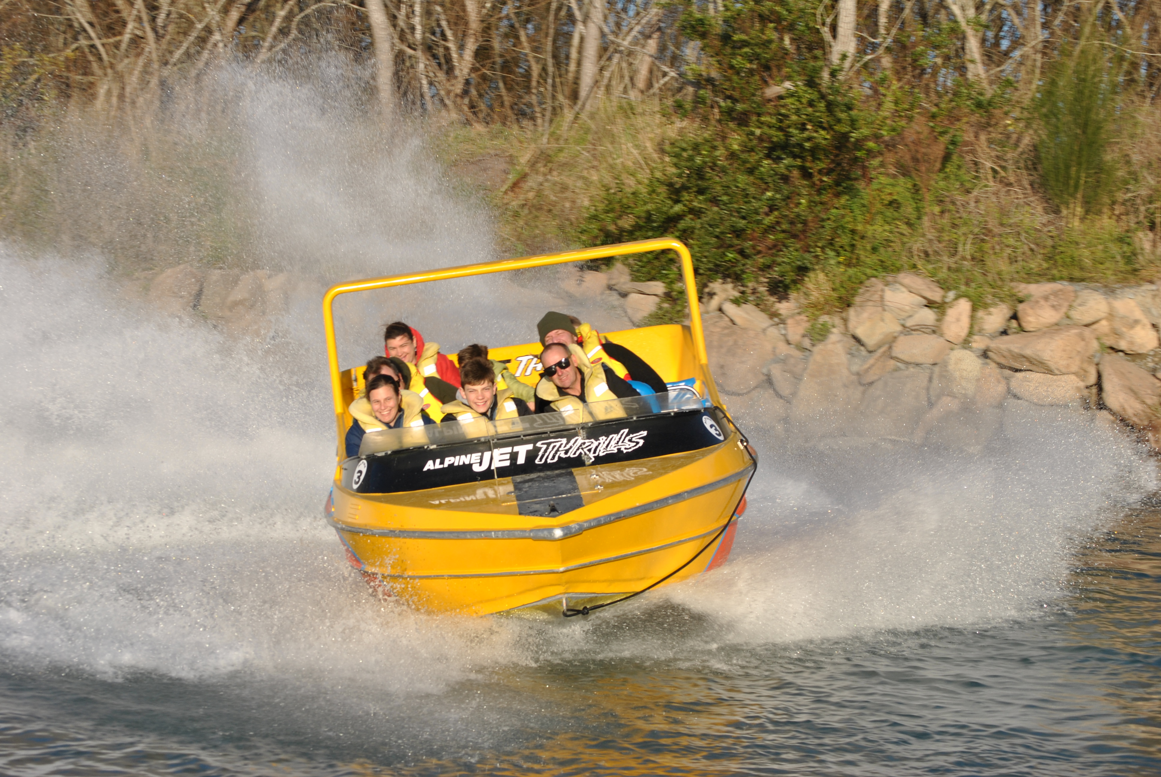 Waimakariri River Jet Boat Ride**With Helicopter Flight Transfer**