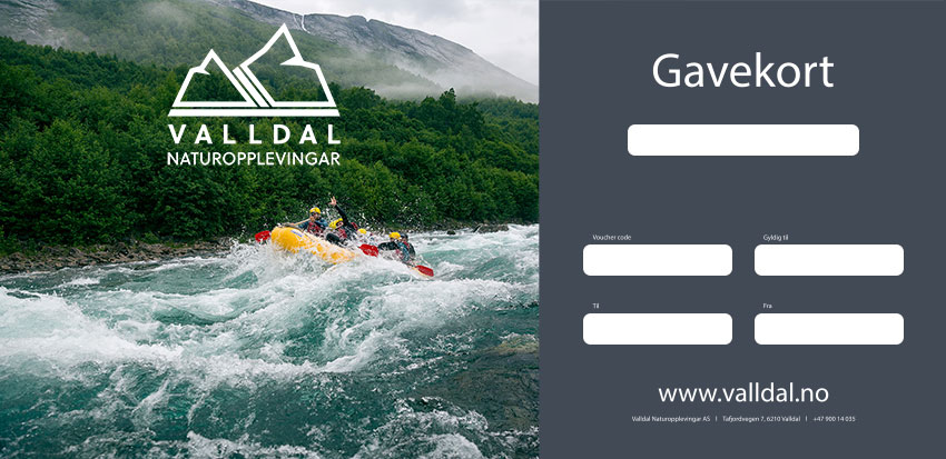 Gåvekort (Gift card): 1250 kr