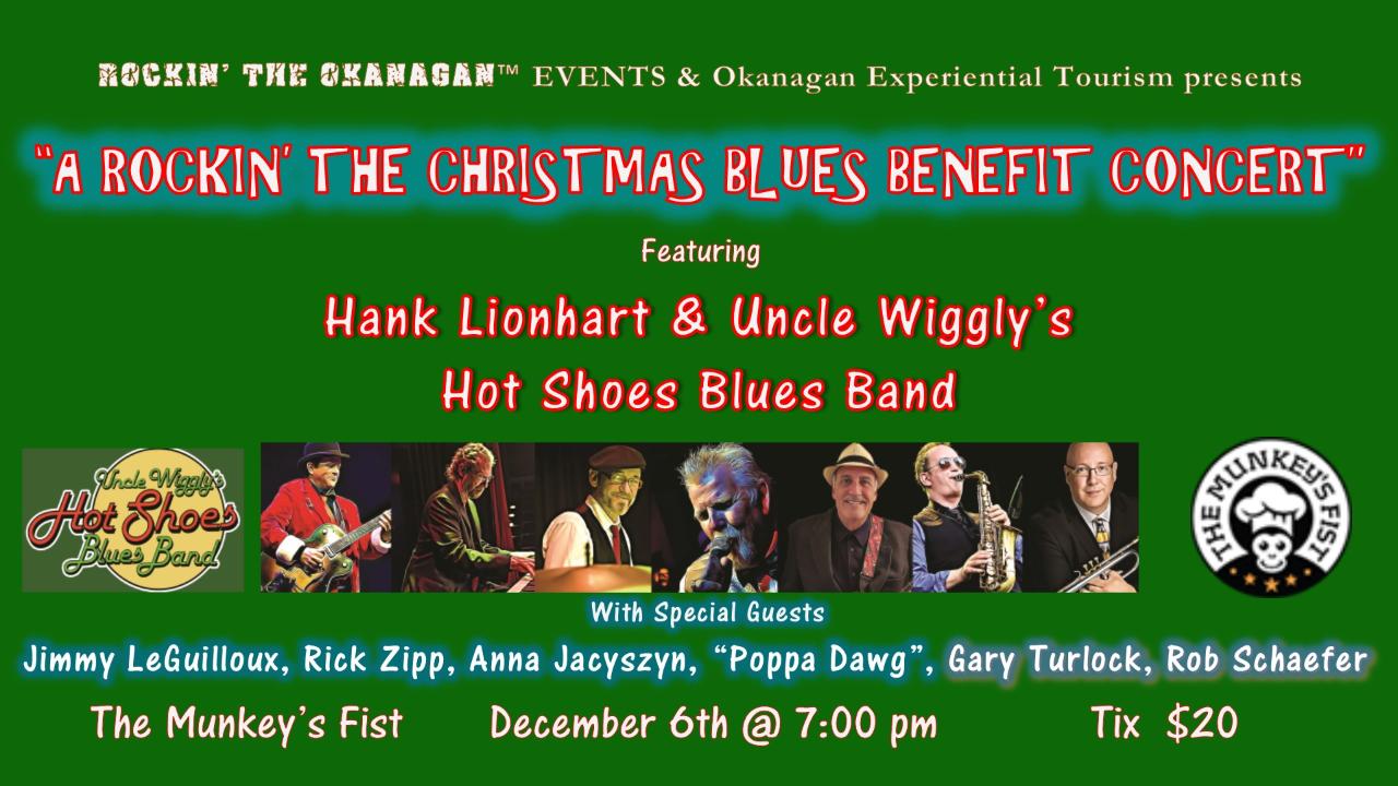 ROCKIN’ THE CHRISTMAS BLUES BENEFIT CONCERT! SOLD OUT!