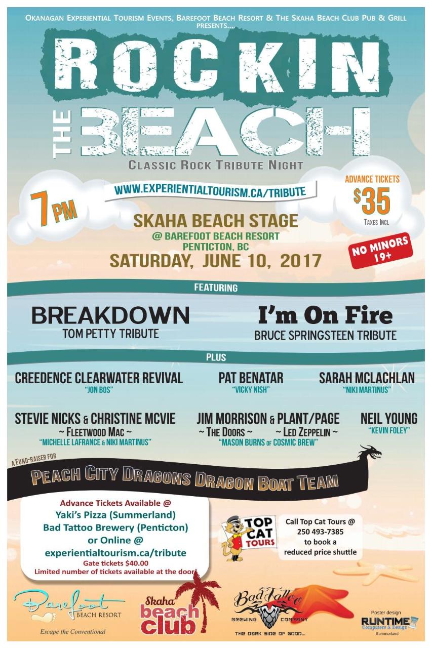 2nd Annual "Rockin the Beach” Classic Rock Tribute