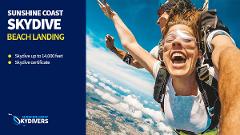 Sunshine Coast Beach Skydive up to 14,000 feet