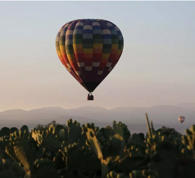 Shared Hot Air Balloon Flight in Teotihuacan 
