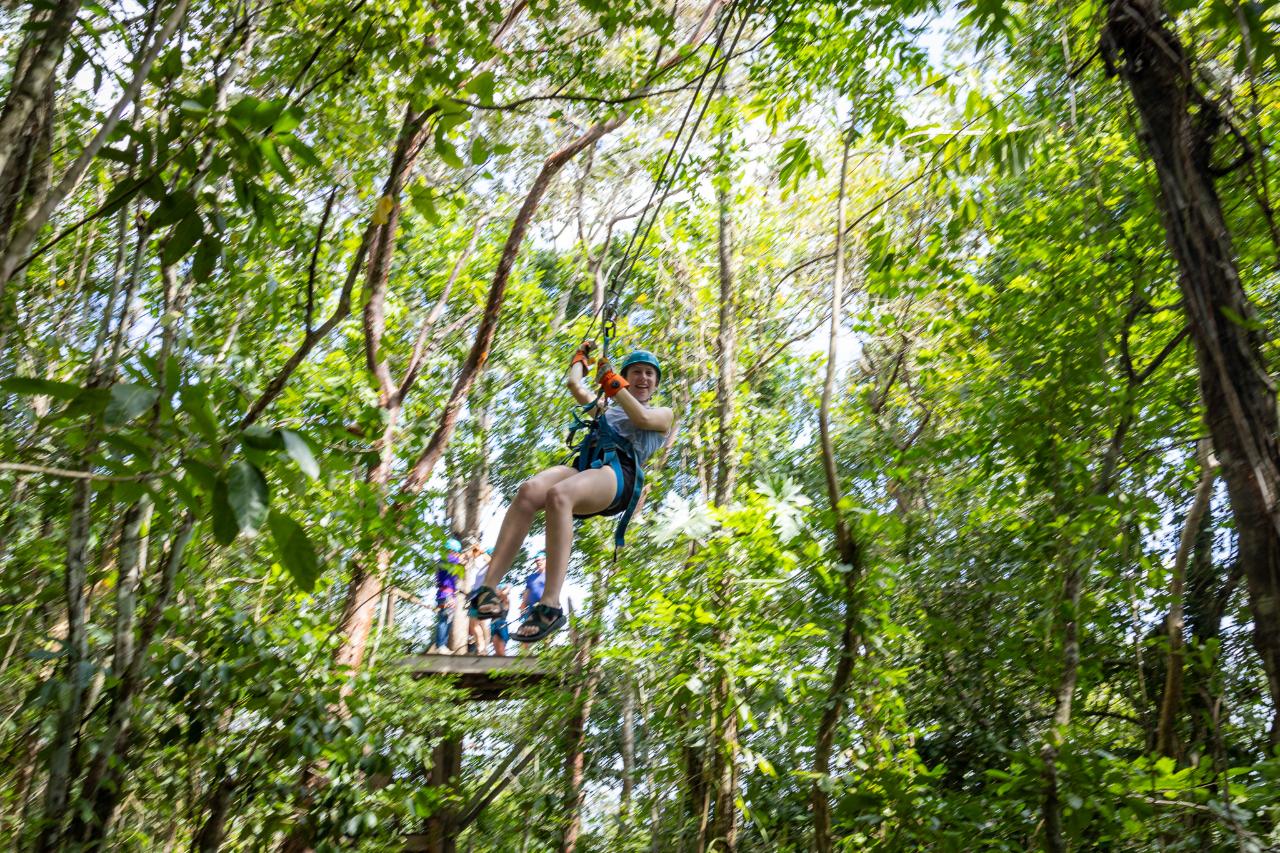 BELIZE JUNGLE ZIPLINE Half Day ADVENTURE TOUR