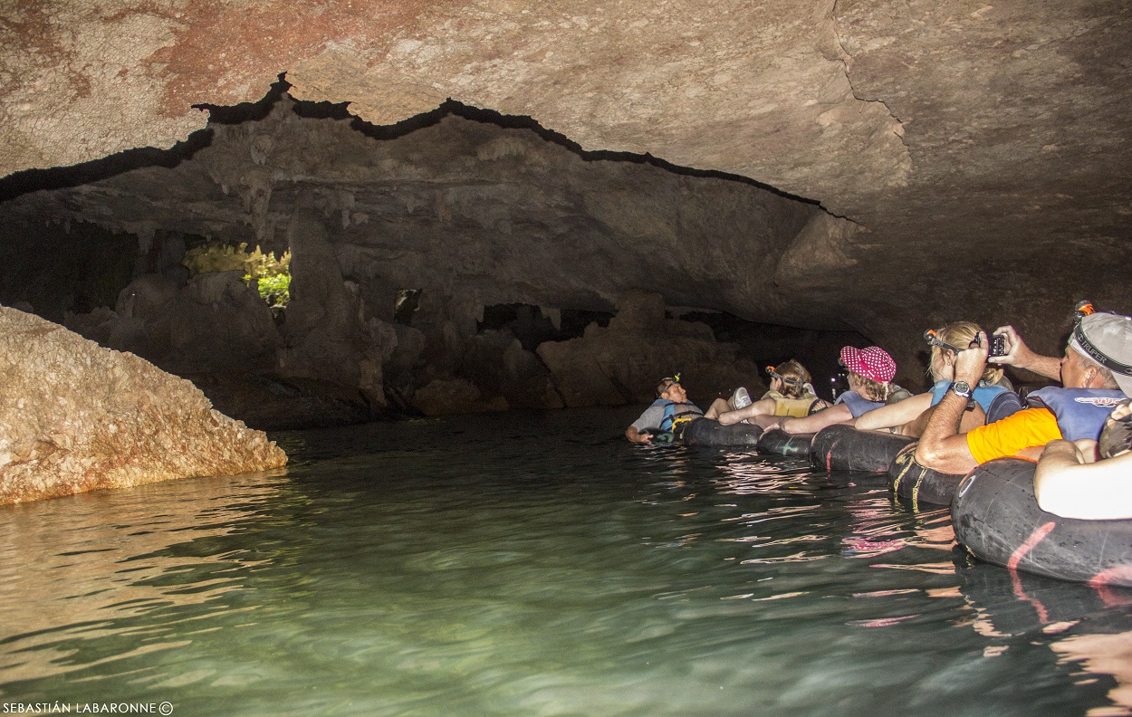 CAVE TUBING at Nohoch Che'en Caves Branch Archaeological Reserve Day