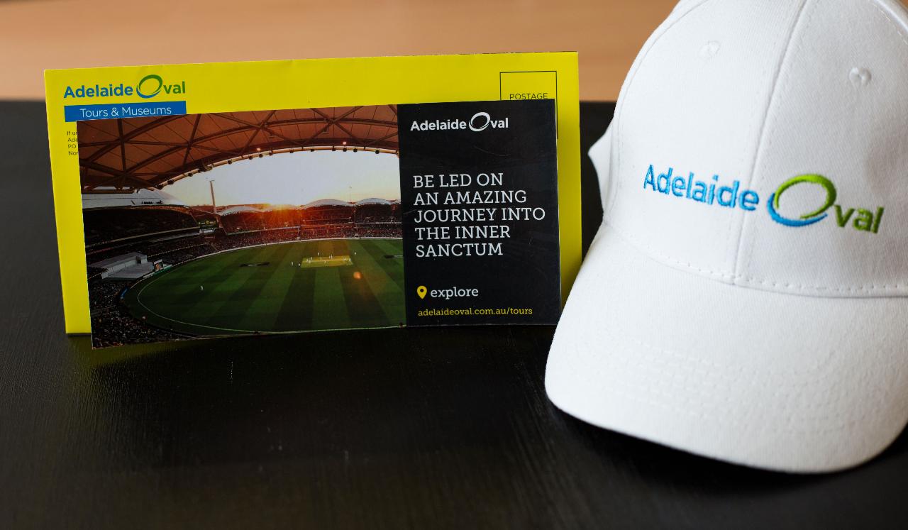 Adelaide Oval Stadium Tour Gift Card & Cap Gift Pack Adelaide Oval