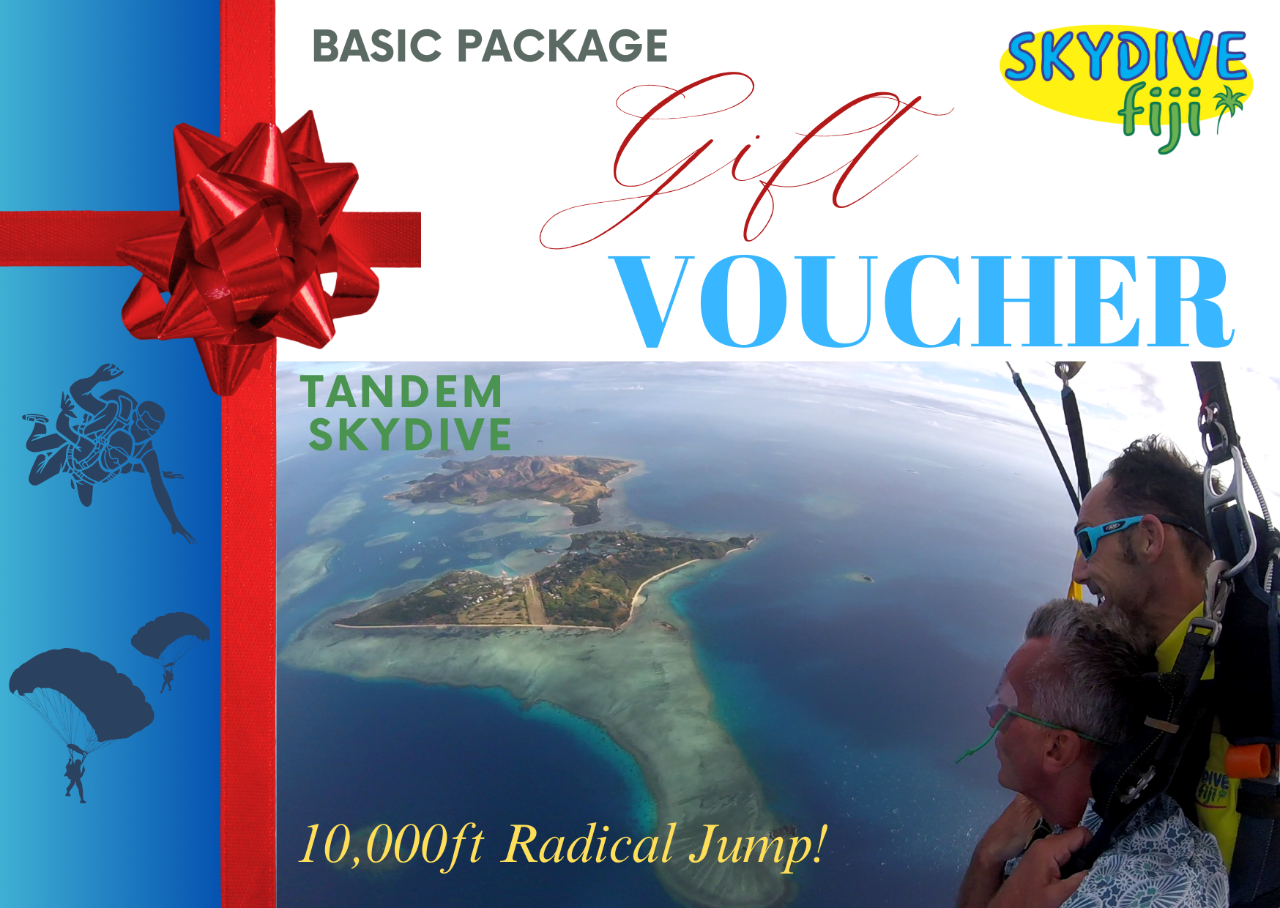 Skydive Fiji Gift Voucher Radical