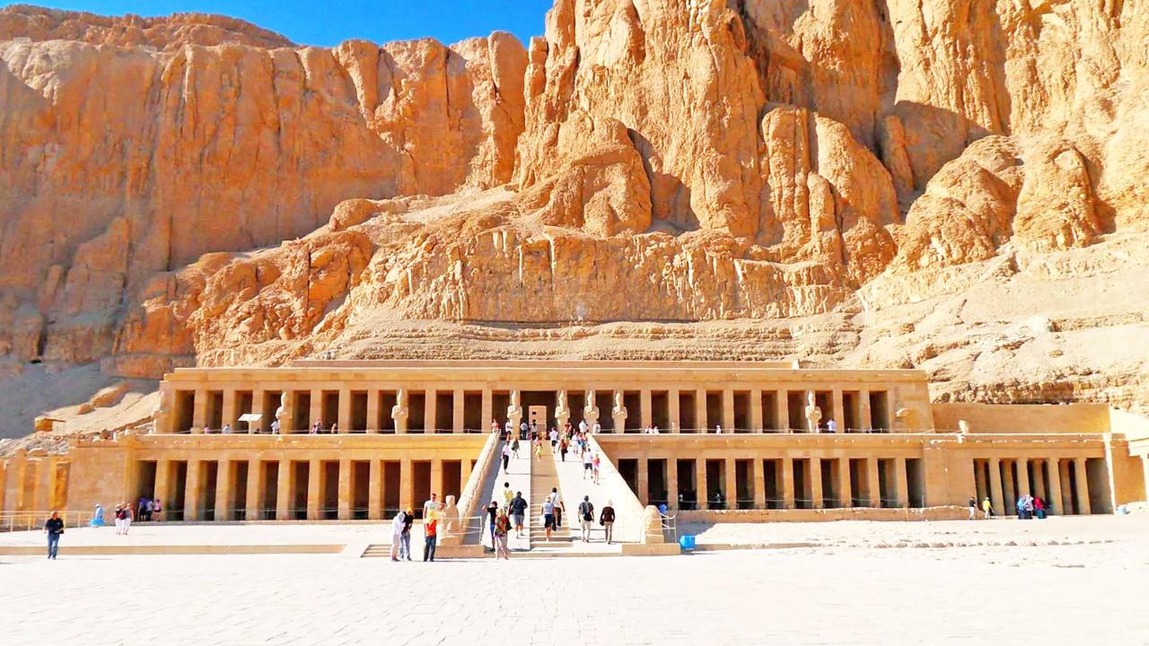 West Bank Luxor: Valley of the Kings, Hatshepsut Temple & Memnon Colossi from Port Ghalib 