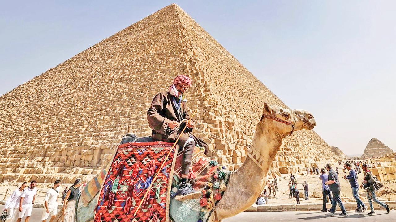 Grand Egyptian Museum & Pyramids from Port Said