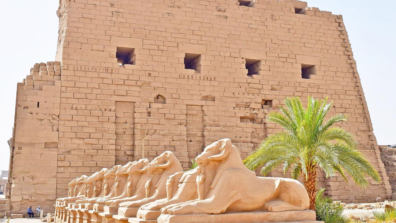 East Bank Luxor from Hurghada