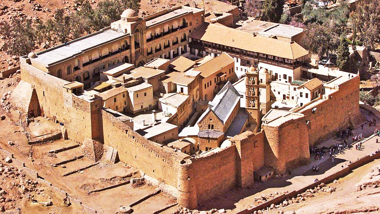 St Catherine Monastery from Taba Heights