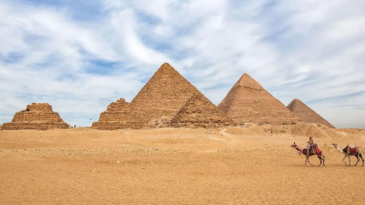 Grand Egyptian Museum & the Pyramids from Monte Galala By Vito