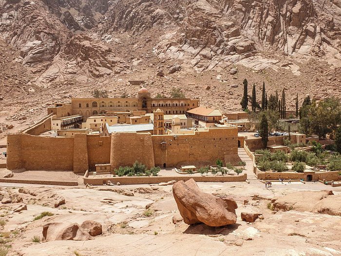 St Catherine from Sharm El Sheikh Marina 