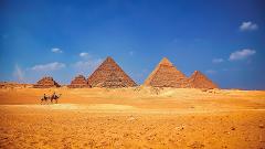 Grand Egyptian Museum & Pyramids from Marassi