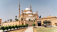 Pyramids and Citadel from Monte Galala Marina