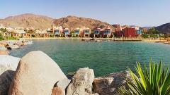 St Catherine Monastery from Taba Heights Marina 