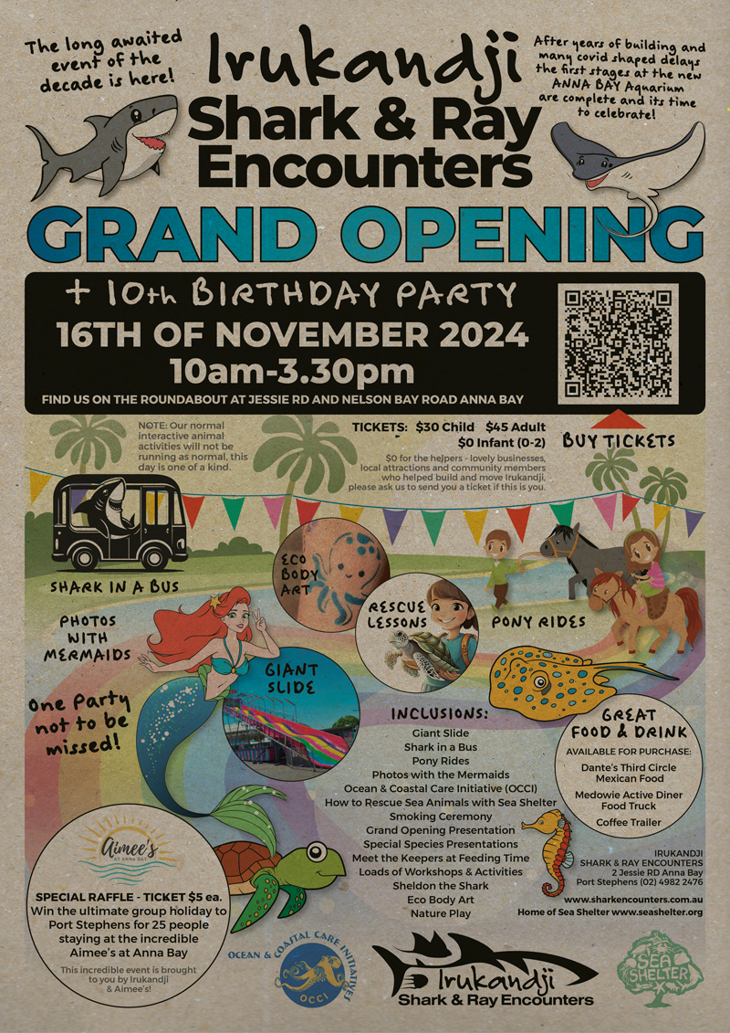 IRUKANDJI"S ~ GRAND OPENING & 10th BIRTHDAY PARTY! Sat/16/11/24 