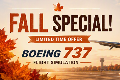 737 | FALL SPECIAL: 2 Hours + Gold Upgrade
