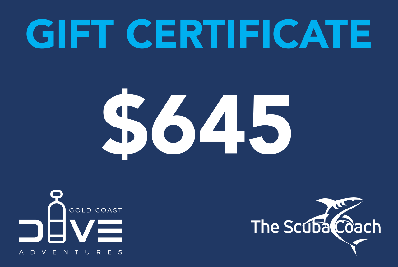 $645 Gift Certificate