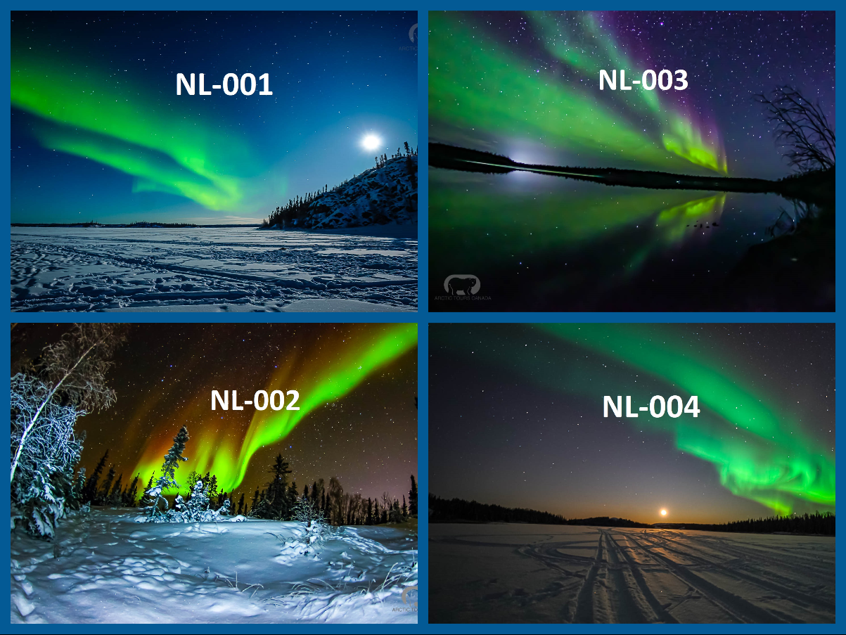 Aurora | Northern Lights Framed Canvas Prints | 16" X 24" & 12" X 16"