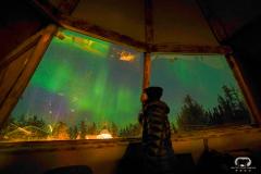 Yellowknife 2 Nights Aurora Viewing In Cabin and Aurora Hunting Experience Combo Excluding Accommodation ２晚極光追獵 x 極光觀賞營地雙重奏