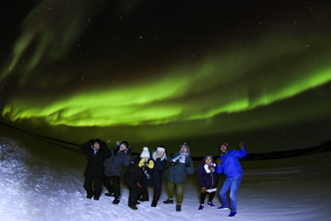 Tour dell'aurora boreale a Yellowknife 