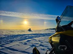 Yellowknife Snowmobiling | Snowshoeing Ice Cave Adventure Combo