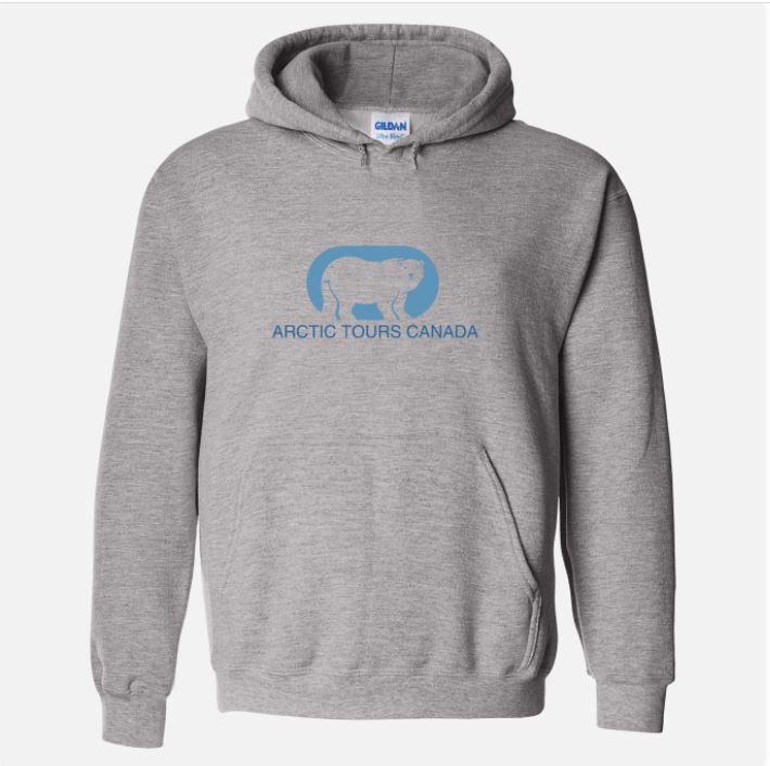 Unisex Hoodies Sweatshirt With Arctic Tours Canada Bear Logo Graphics