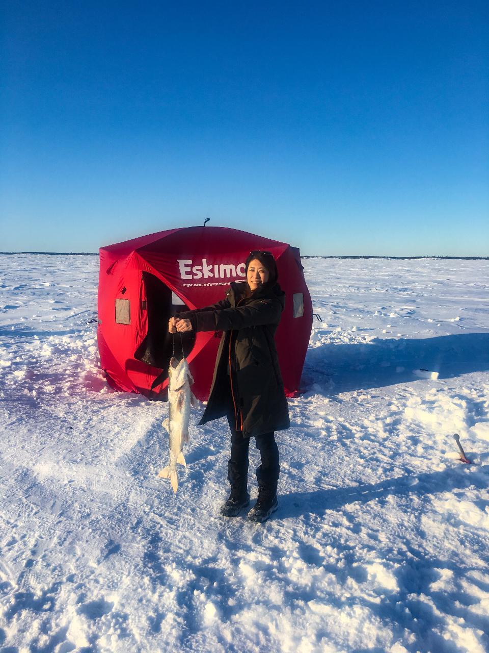 Yellowknife Great Slave Lake Ice Fishing Tour