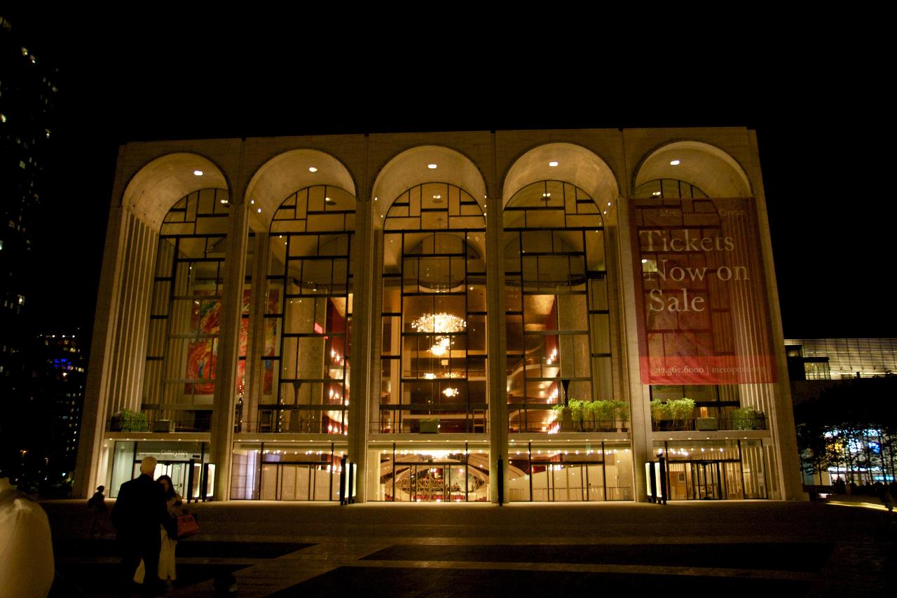 From Broadway to the Met - September 30 -  October 7, 2019 (International airfare not included)