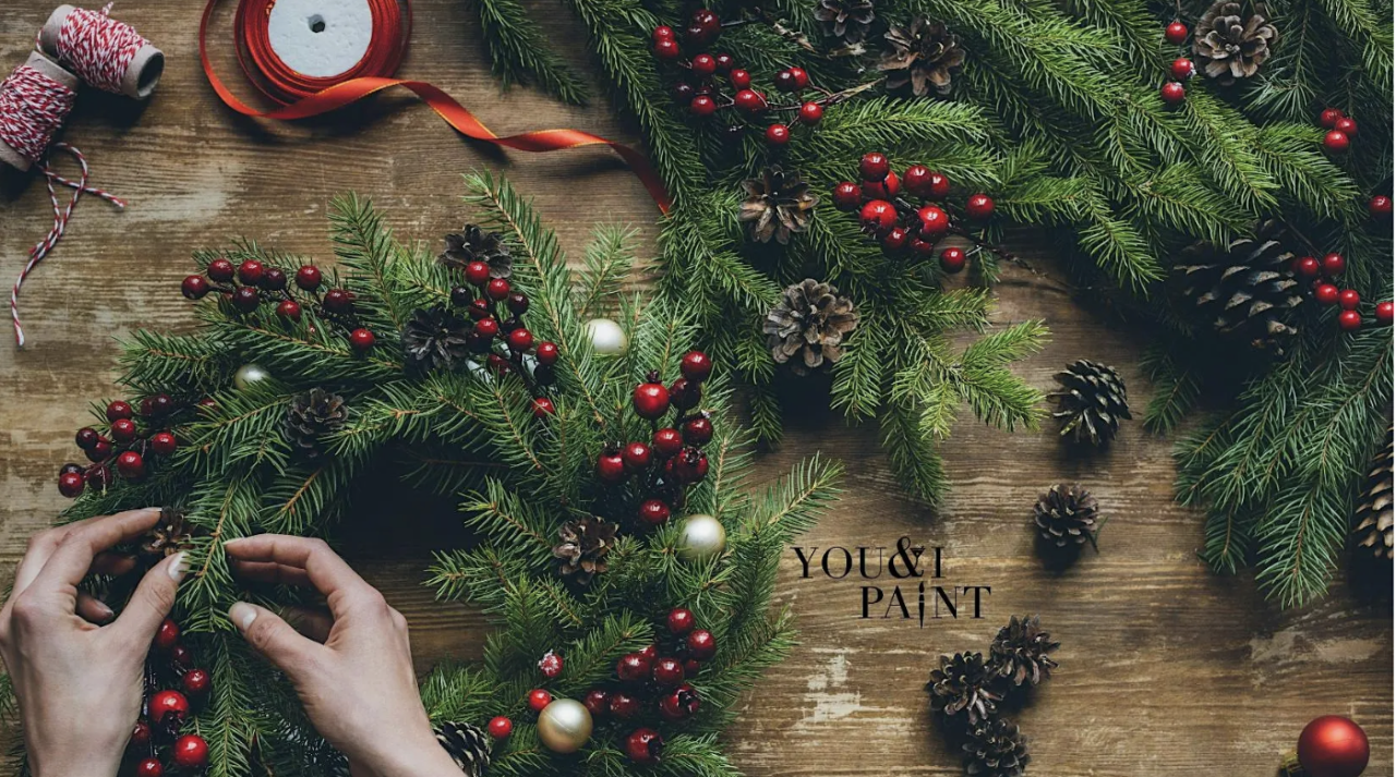 You & I Paint Live Wreath Workshop- November 15th 12:00 PM - 2:00 PM